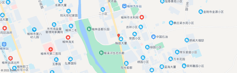 榆林校场西路_公交站地图_榆林公交_妙搜公交查询2024