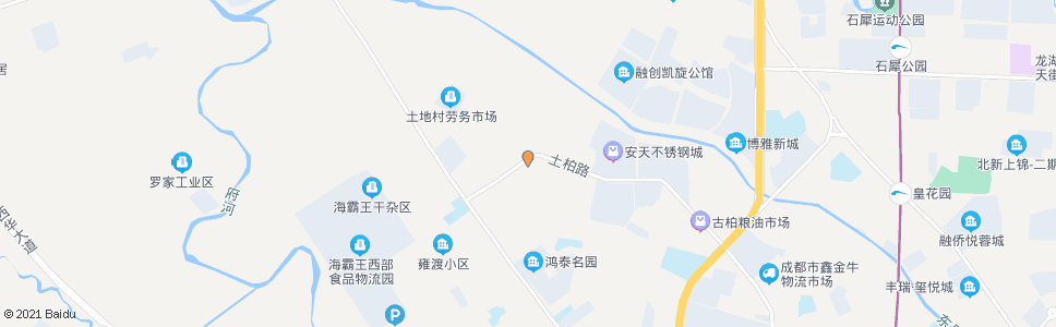 成都安靖粮油市场_公交站地图_成都公交_妙搜公交查询2024