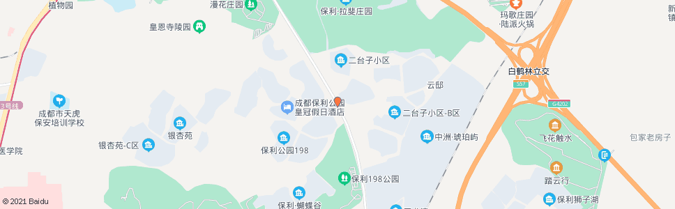 成都二台子_公交站地图_成都公交_妙搜公交查询2024