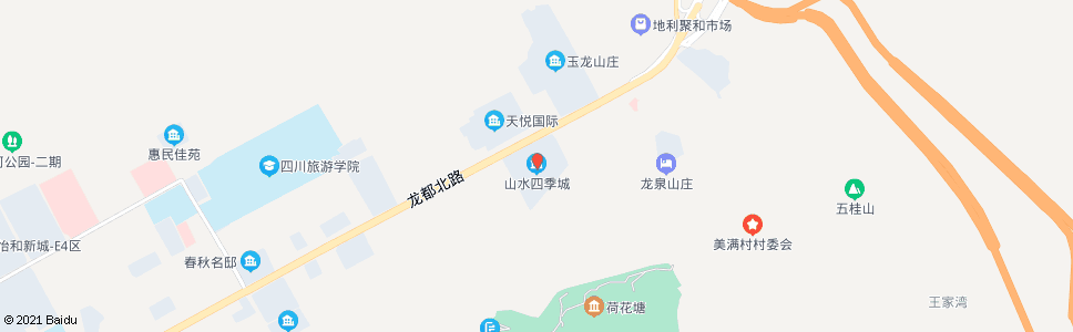 成都山水四季城公园路_公交站地图_成都公交_妙搜公交查询2024