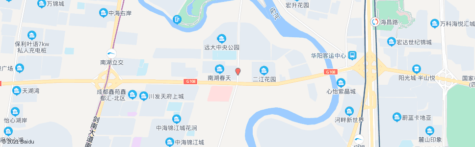 成都南湖大道站华路口_公交站地图_成都公交_妙搜公交查询2024