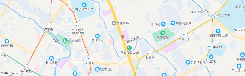 成都二环东二段南_公交站地图_成都公交_妙搜公交查询2024