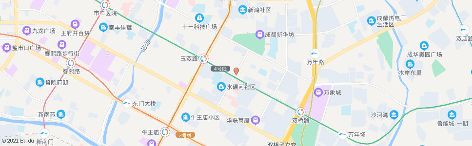 成都双华路_公交站地图_成都公交_妙搜公交查询2024