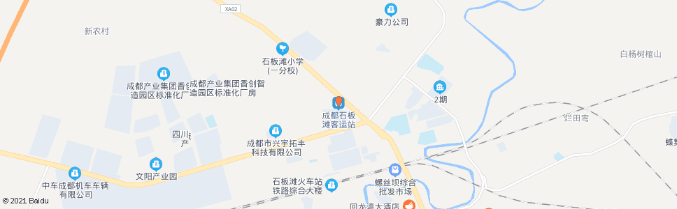 成都石板滩客运站_公交站地图_成都公交_妙搜公交查询2024