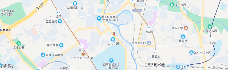 成都九里堤北路_公交站地图_成都公交_妙搜公交查询2024