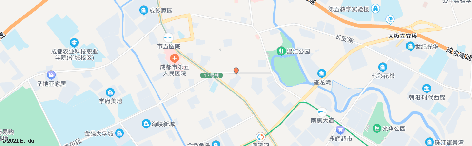 成都赞元街_公交站地图_成都公交_妙搜公交查询2024