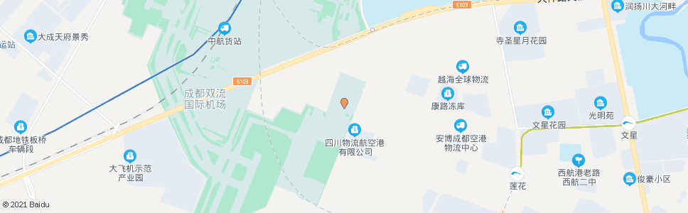 成都航空货运中心_公交站地图_成都公交_妙搜公交查询2024