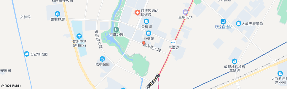 成都金河路五段_公交站地图_成都公交_妙搜公交查询2024