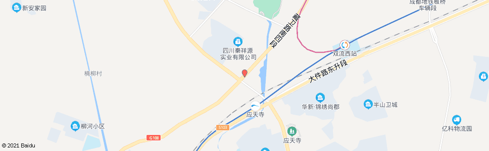 成都百草路绕城路口_公交站地图_成都公交_妙搜公交查询2024