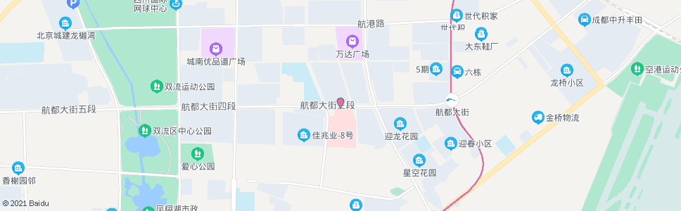 成都航都大街三段_公交站地图_成都公交_妙搜公交查询2024
