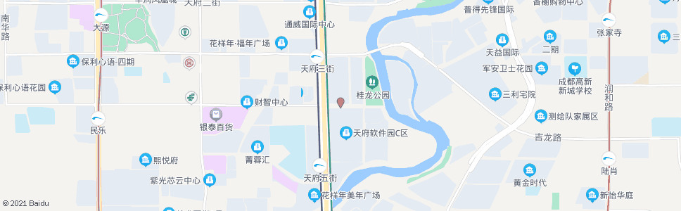 成都天华二路_公交站地图_成都公交_妙搜公交查询2024