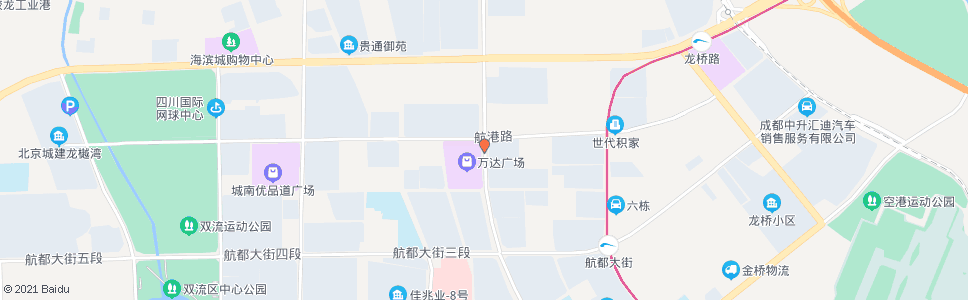 成都航港路星空路口_公交站地图_成都公交_妙搜公交查询2024