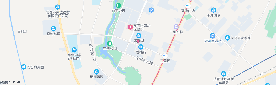 成都香楠湖南门_公交站地图_成都公交_妙搜公交查询2024