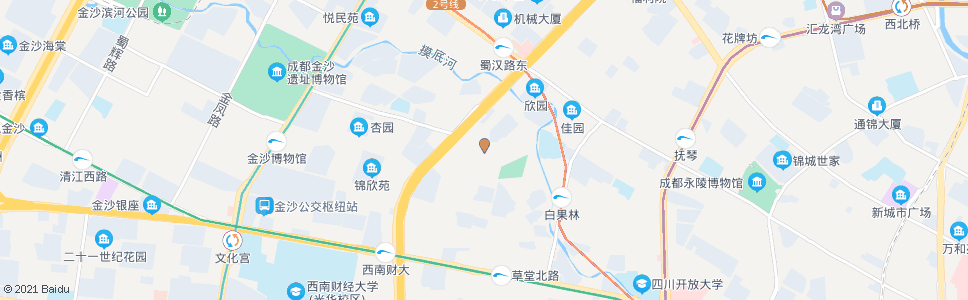 成都文安小学_公交站地图_成都公交_妙搜公交查询2024