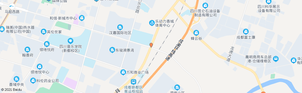 成都香城中学绕城路_公交站地图_成都公交_妙搜公交查询2024