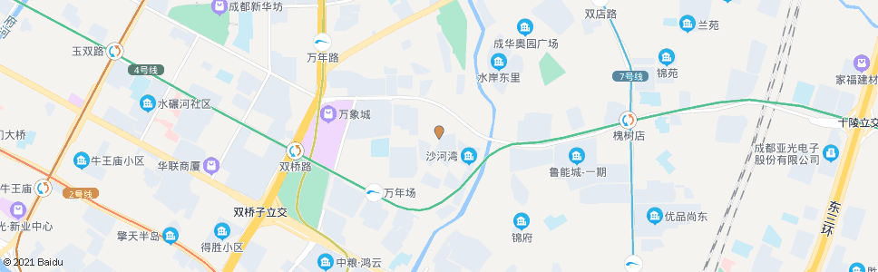 成都双成五路北_公交站地图_成都公交_妙搜公交查询2024