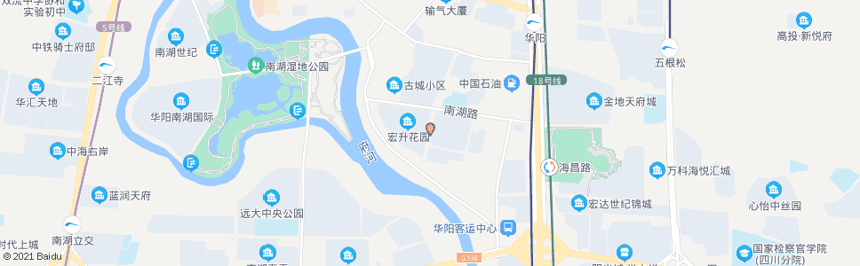 成都二江路一段_公交站地图_成都公交_妙搜公交查询2024