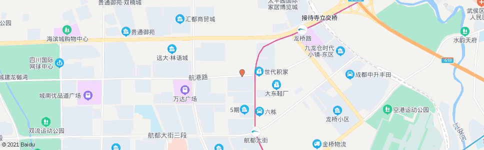 成都航港路_公交站地图_成都公交_妙搜公交查询2024