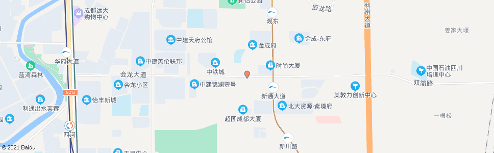 成都北新大道斑竹园路口_公交站地图_成都公交_妙搜公交查询2024