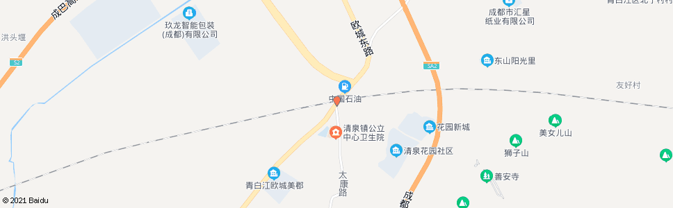 成都二里桥_公交站地图_成都公交_妙搜公交查询2024