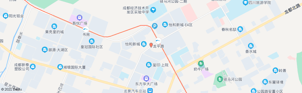 成都怡和新城C区1号门_公交站地图_成都公交_妙搜公交查询2024