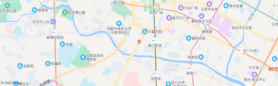 成都南大街_公交站地图_成都公交_妙搜公交查询2024