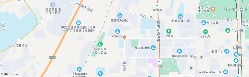 成都华星路北_公交站地图_成都公交_妙搜公交查询2024