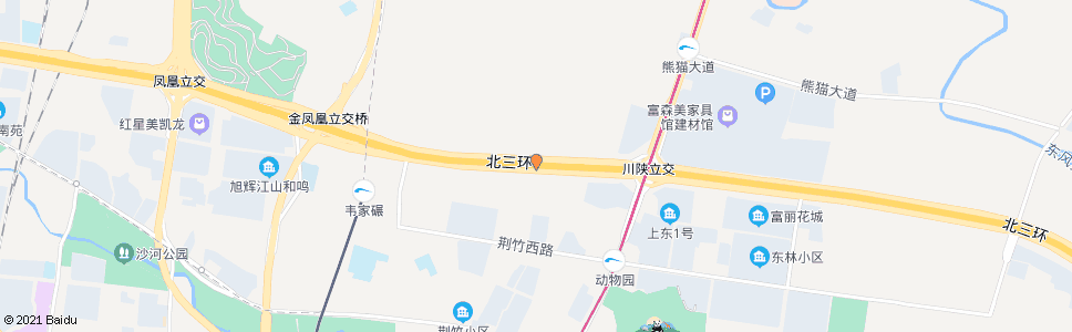 成都北三环路三段内侧_公交站地图_成都公交_妙搜公交查询2024