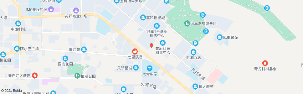 成都凤凰路南_公交站地图_成都公交_妙搜公交查询2024