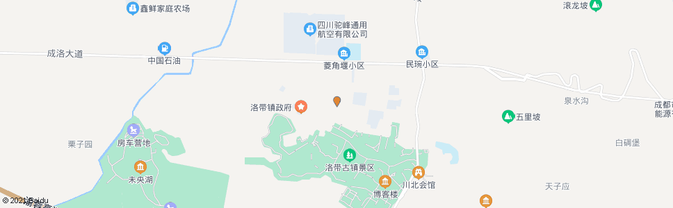 成都洛带综合市场_公交站地图_成都公交_妙搜公交查询2024