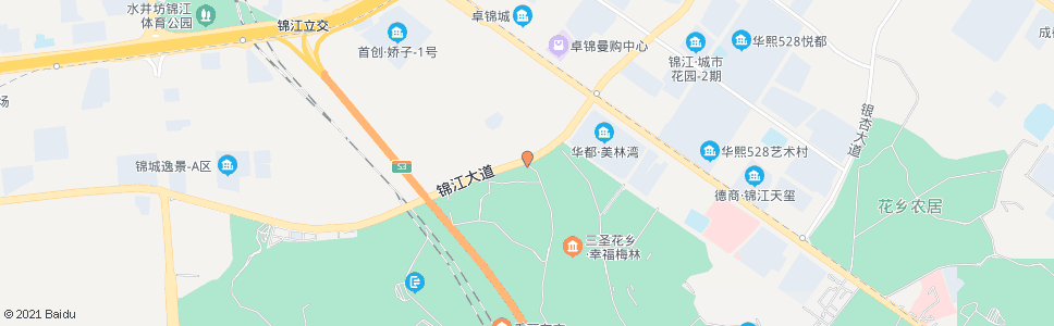 成都锦江大道幸福路口_公交站地图_成都公交_妙搜公交查询2024