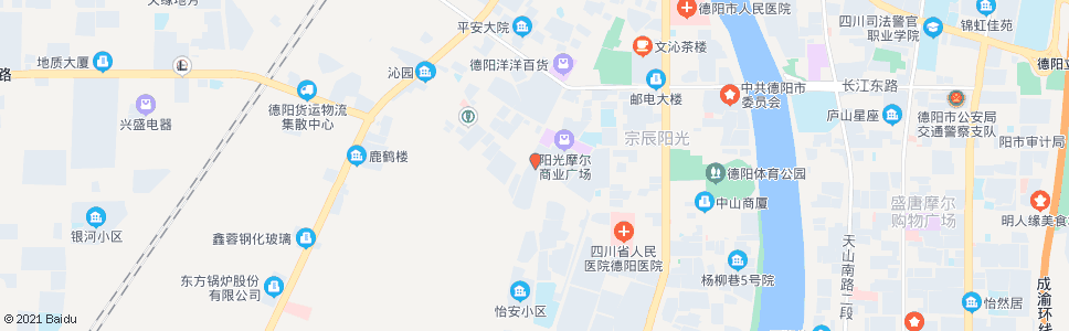德阳凯旋国际广场_公交站地图_德阳公交_妙搜公交查询2024