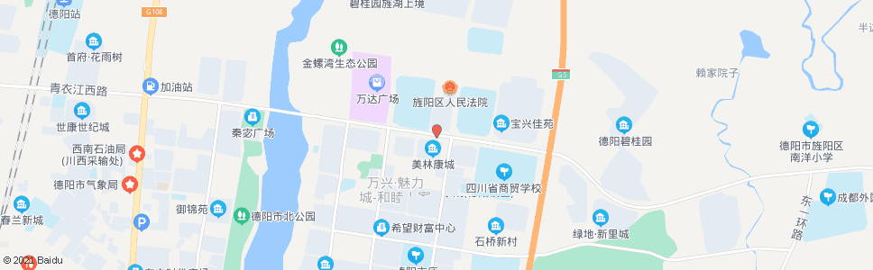 德阳奥林匹克学校_公交站地图_德阳公交_妙搜公交查询2024