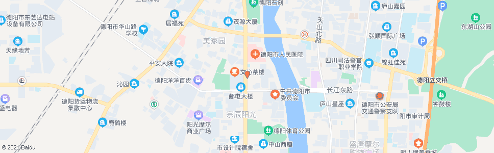 德阳党校(北行)_公交站地图_德阳公交_妙搜公交查询2024