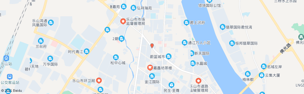 乐山嘉兴路龙游路口_公交站地图_乐山公交_妙搜公交查询2024