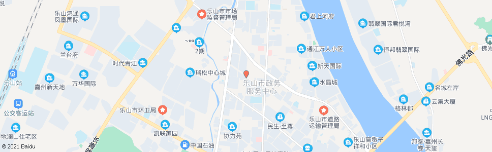 乐山嘉兴路嘉祥路口_公交站地图_乐山公交_妙搜公交查询2024