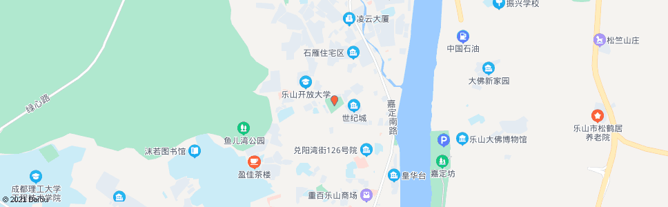 乐山阳光广场_公交站地图_乐山公交_妙搜公交查询2024