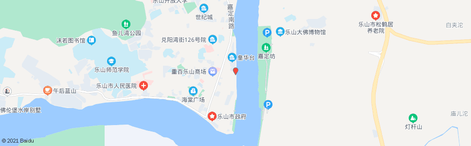 乐山滨江路油榨街路口_公交站地图_乐山公交_妙搜公交查询2024