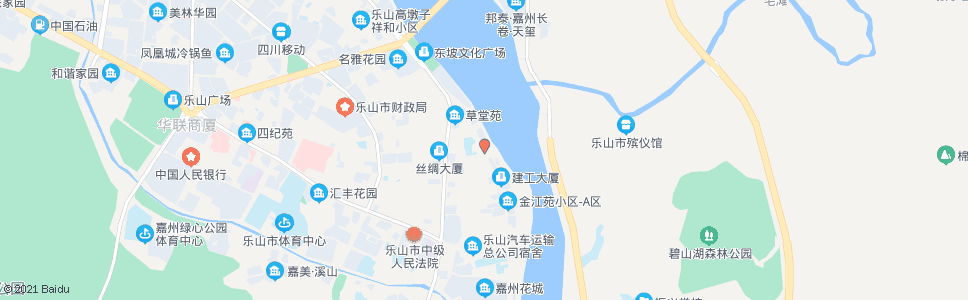 乐山市急救中心_公交站地图_乐山公交_妙搜公交查询2024