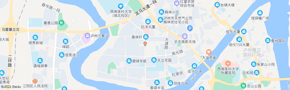 泸州香林路_公交站地图_泸州公交_妙搜公交查询2024