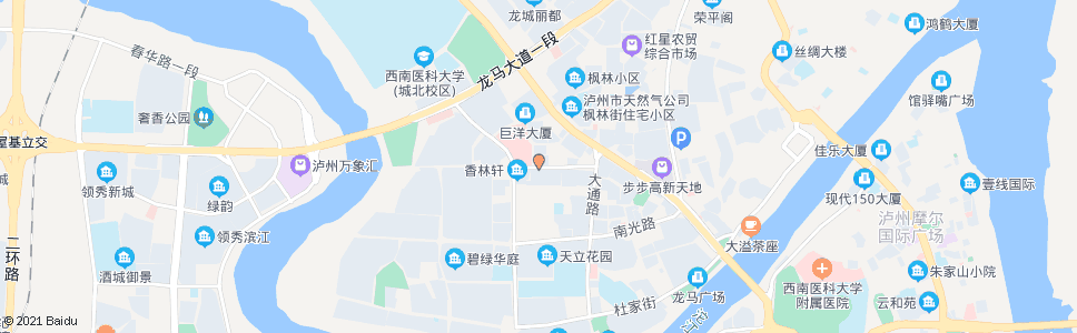 泸州春晖路_公交站地图_泸州公交_妙搜公交查询2024