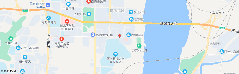 南充镇江东路二段_公交站地图_南充公交_妙搜公交查询2025