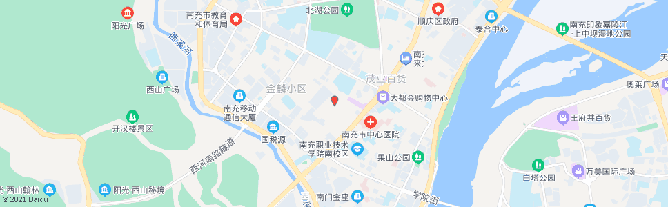 南充涪江路(西门市场)_公交站地图_南充公交_妙搜公交查询2024