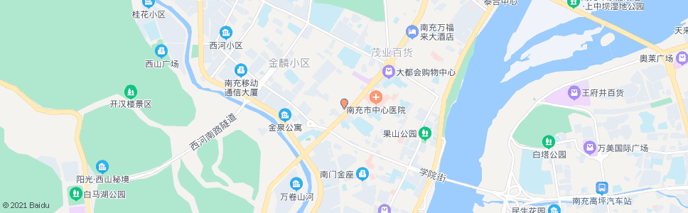 南充小西门_公交站地图_南充公交_妙搜公交查询2024