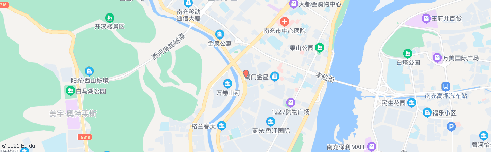 南充玉带南路_公交站地图_南充公交_妙搜公交查询2024