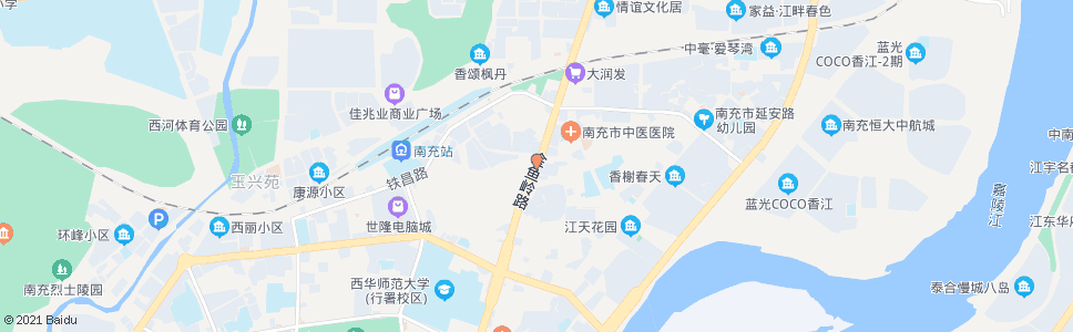 南充天龙大酒店_公交站地图_南充公交_妙搜公交查询2025