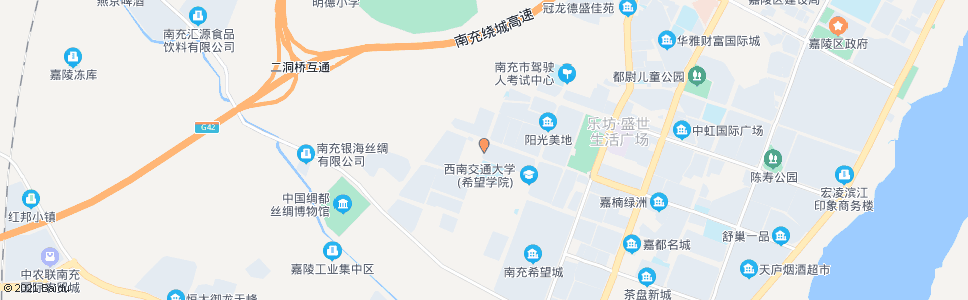 南充万福路三段_公交站地图_南充公交_妙搜公交查询2024