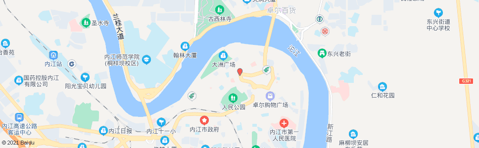 内江大同街_公交站地图_内江公交_妙搜公交查询2024