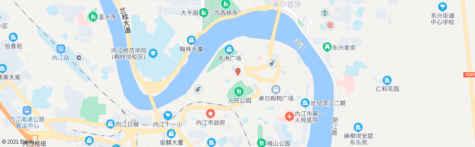 内江中医院_公交站地图_内江公交_妙搜公交查询2024