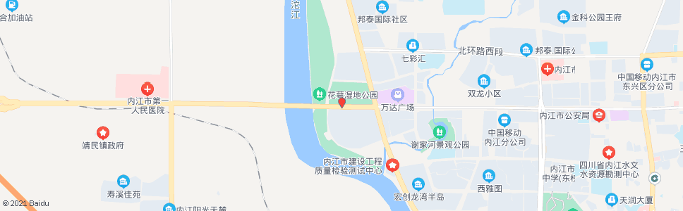 内江新坝大桥_公交站地图_内江公交_妙搜公交查询2024